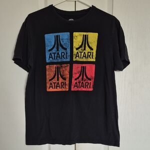 Atari Men's Black Graphic Tee - Short Sleeve